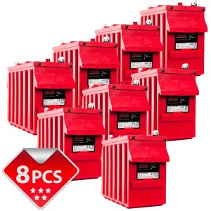 Banco Batterie Rolls - 48V 36,96kWh 200ROLLS6CS17P-30%