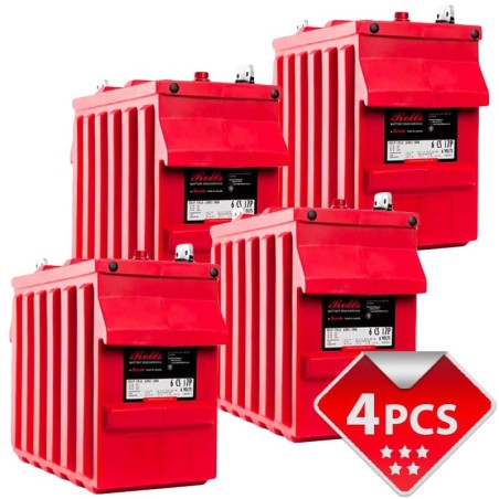 Rolls SERIE 5000 Banco Batterie - 24 Volt 18,48 kWh C100 200ROLLS6CS17P-24V-25%