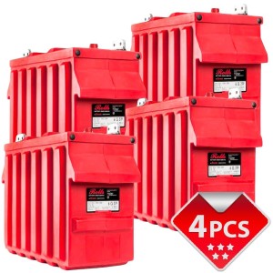 Rolls 6CS27P SERIE 5000 Banco Batterie - 24V 30,07 kWh C100 200ROLLS6CS27P-24V-25%
