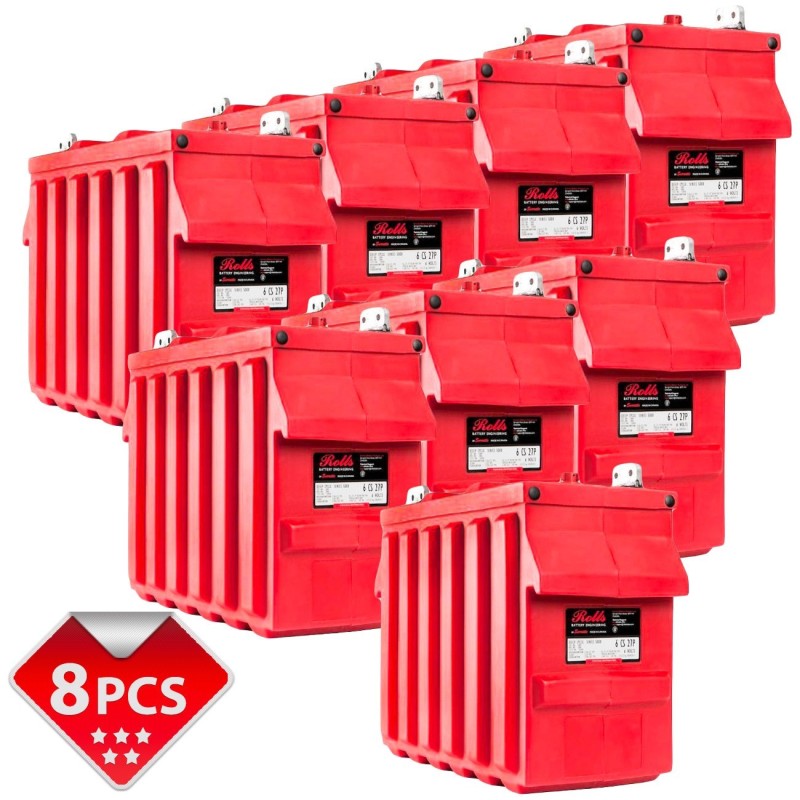 Rolls 6CS27P SERIE 5000 Banco Batterie 48 Volt 60,14 kWh C100 200ROLLS6CS27P-30%