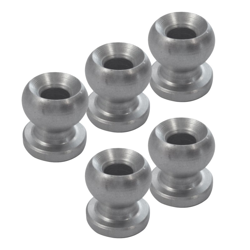 Set 5 pcs Anodised aluminium alloy mushroom headed lacing button 12mm N205120900636