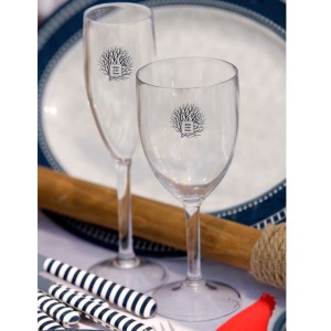 Set 6pcs Living decorated wine glass 75x186mm MT5801478