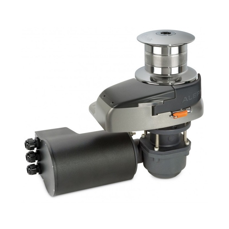 Quick ALEPH AL3 1524D Vertical Aluminium Windlass Stainless Steel 1500W 24V with Drum Ø 130mm QAL31524D