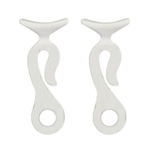 Pair fender holder clips for cable 12mm White colour N10502806693B