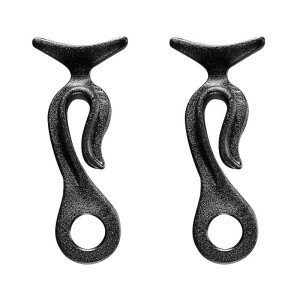 Pair fender holder clips for cable 12mm Black N10502806693N