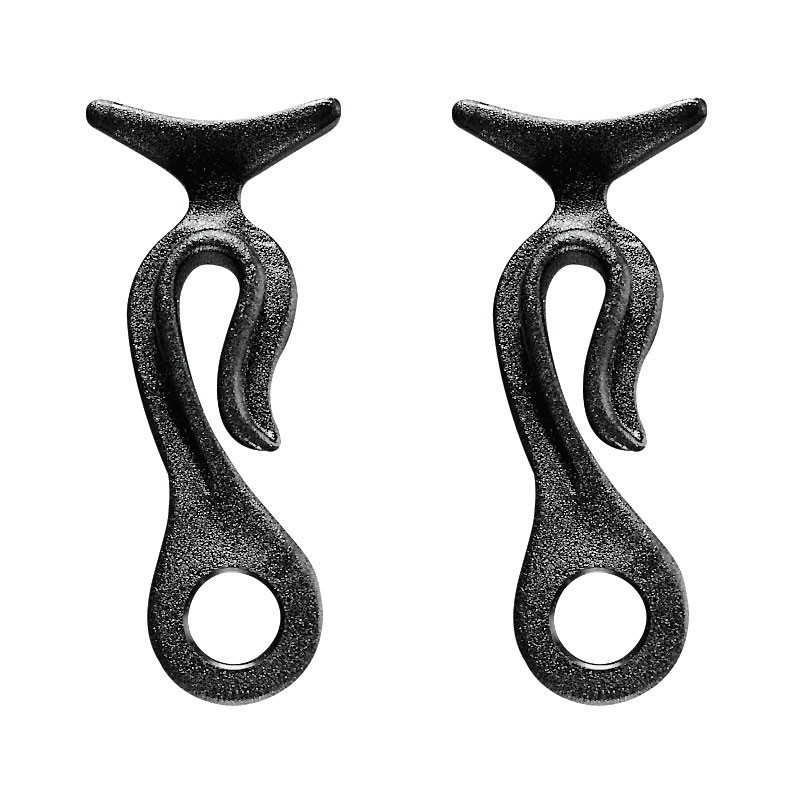 Coppia clips portaparabordi per cavo 12mm Nero N10502806693N-5%