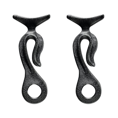 Coppia clips portaparabordi per cavo 12mm Nero N10502806693N-5%