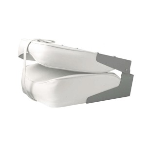 Sedile schienale ribaltabile in vinile bianco 40x40x45cm N31013511551-15%