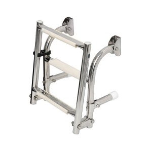 Foldable ladder AISI316 extra narrow 3 steps 630x180/160mm OS4957303