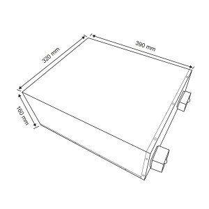 Ultimatron 12.8V 300Ah 12V LiFePO4 Lithium Battery with BMS Smart Bluetooth ULULM12300