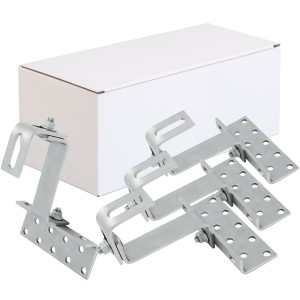 Kit di 4 Ganci solari regolabili in AISI304 A2 per fissare pannelli fotovoltaici N52331500081-10%