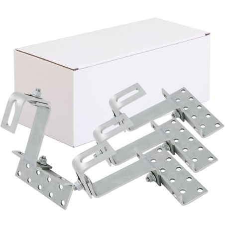 Set of 4pcs AISI 304 A2 Adjustable Solar hooks for fixing photovoltaic panels N52331500081