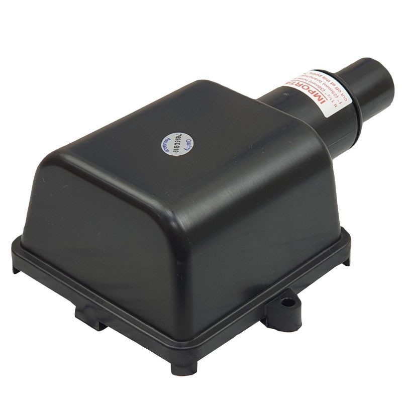 WHALE horizontal suction strainer black plastic 170x120x58mm OS1771001