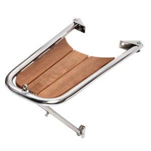 Delfiniera prua Inox con piano in Teak 680x395x280mm Tubo Ø32mm OS4847101-18%