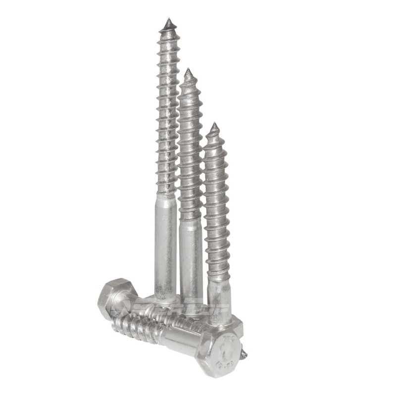 Seatop Stainless steel A2 UNI 704 DIN 571 10x180mm Wood Screws 10pcs N44590007020