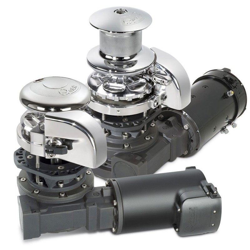 Quick REGAL DC RG5 1724X 1700W 24V Windlass Stainless Steel with Right Pipe Chain QRG51724X
