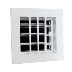 Uflex WC2510 Griglia di mandata richiudibile in alluminio bianco 250x100mm UF69918Y-15%