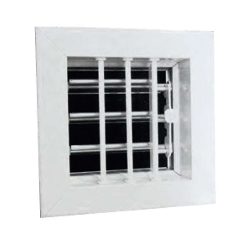 Uflex WC2510 Griglia di mandata richiudibile in alluminio bianco 250x100mm UF69918Y-15%