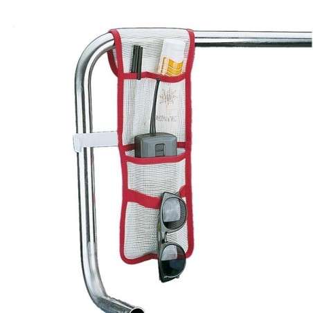 Double pocket storage bag for handrail mount TRD1008020