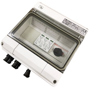 Quadro elettrico DC Campo 600V 2 stringhe in parallelo Cabur per fotovoltaico N53530051200-25%