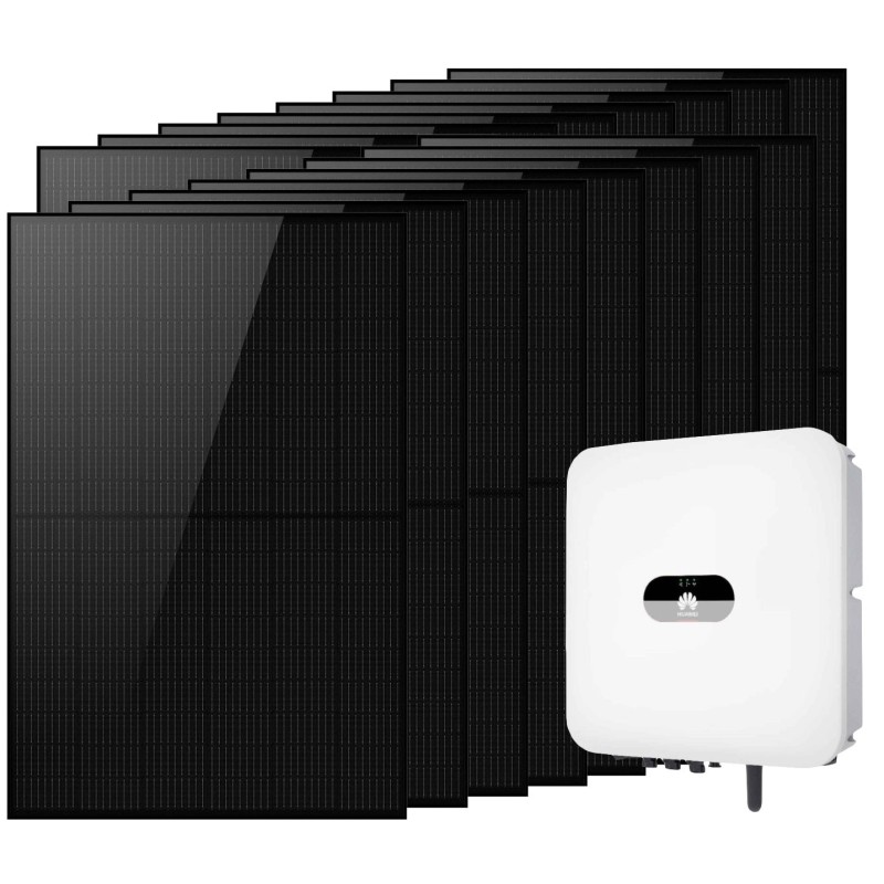 Single-phase 6.4kW Kit with Huawei SUN2000-5KTL-L1 5kW Hybrid Inverter N54130200454