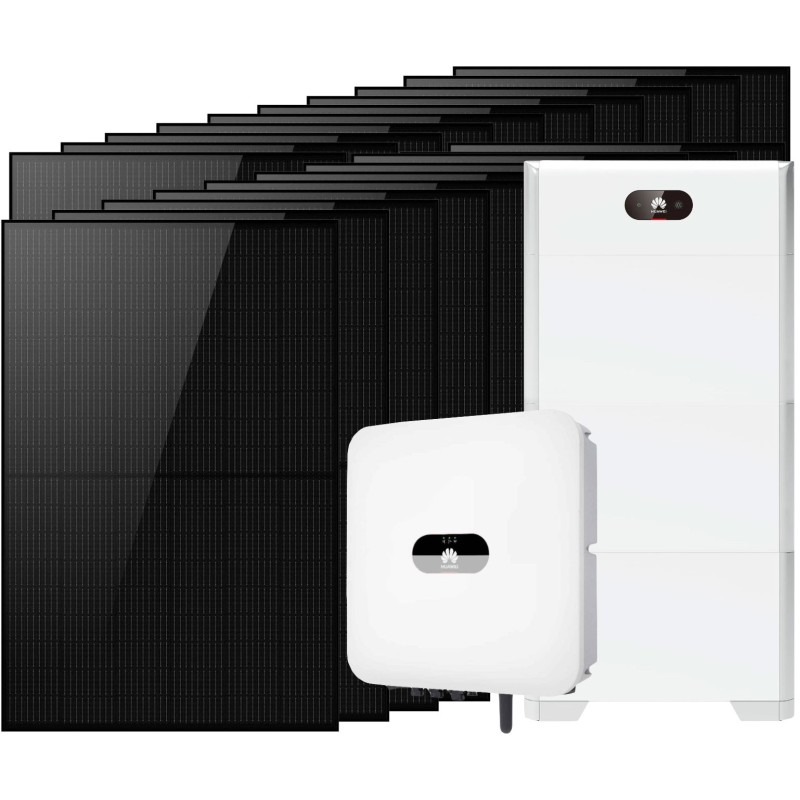 Single-phase 8kW Kit with Huawei 6kW Hybrid Inverter and 15kW Power Module BMS Battery N54130200456