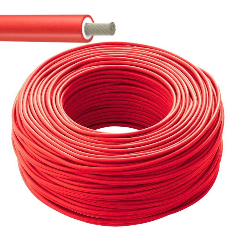 100m Red Unipolar Photovoltaic Cable coil 4 sqmm N50830750291