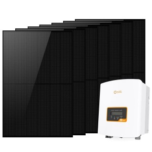 Photovoltaic Kit 2.8kW single-phase with Solis S6-GR1P3K-M 3kW Inverter for grid connection