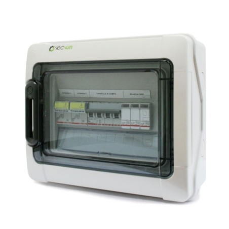 Quadro elettrico DC Campo 600V 2 stringhe in parallelo per fotovoltaico CIQCM1602L