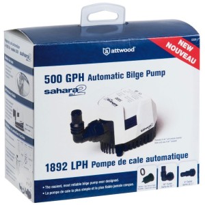 Attwood S800 Sahara MK2 automatic bilge pump 12V 39l/m OS1649002