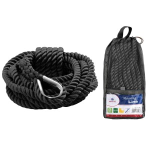 Cima di ormeggio impiombata Nera Ø 20mm Lunghezza 8mt OS0644307-40%