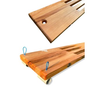 Nownautica GRECAL Larch Wood Gangway 30x200cm max 165kg NWE01936