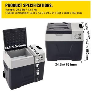 Mini Frigo Freezer portatile 50Lt 12/24/220V con App Control N40816080002-13.234%