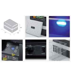 Vitrifrigo VF65P Frigo-Freezer Portatile 65lt 12/24Vdc 100/240Vac VT16004658-25%