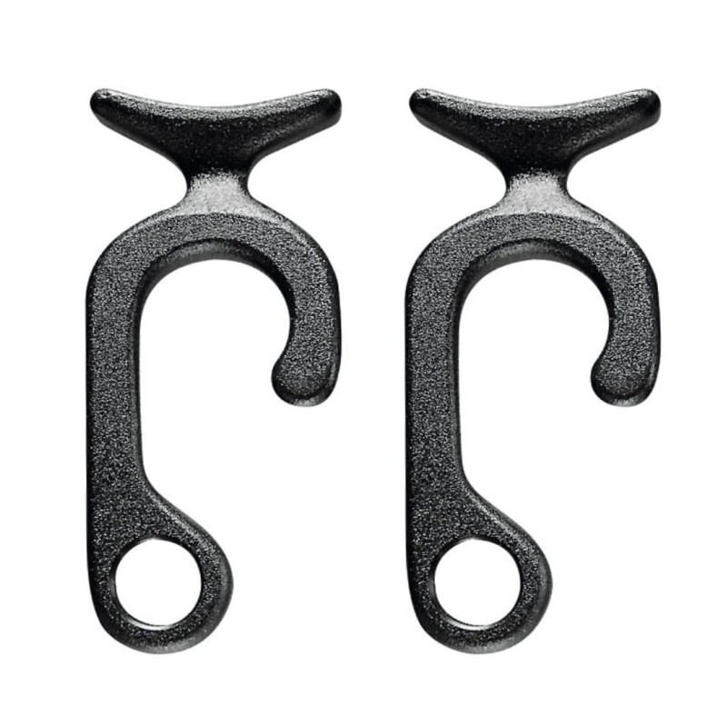 Coppia clip portaparabordi nero per tubo 22-25mm Cima max Ø12mm N10502806694N-15%