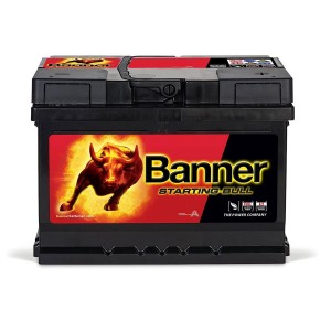 Batteria Banner 12V 72Ah Starting Bull con spunto 650A per Auto Camper e Barca N51120050505