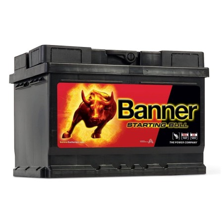 Banner Starting Bull 12V 72Ah battery up 650A Inrush for Auto Camper Van Boat N51120050505