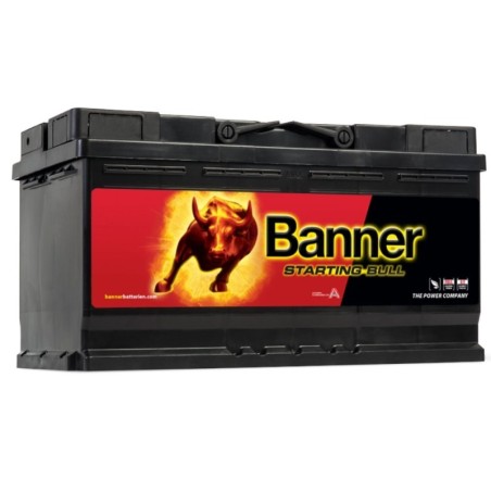 Batteria Banner 12V 95Ah Starting Bull con spunto 740A per Auto Camper e Barca N51120050510
