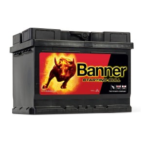 Batteria Banner 12V 62Ah Starting Bull con spunto 510A per Auto Camper e Barca N51120050503