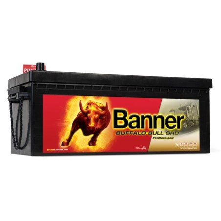 Banner Buffalo Bull SHD Professsional 12V 225Ah battery up 1150A Inrush N51120050531