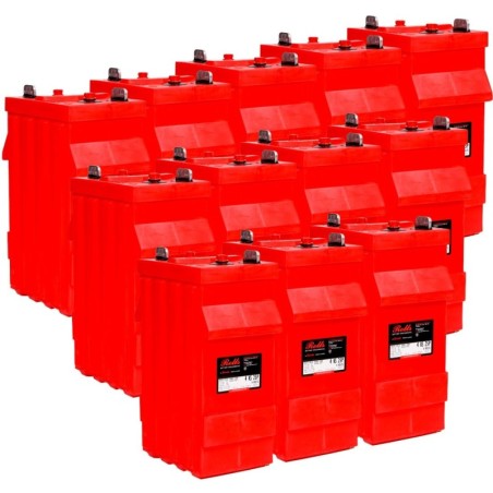 Banco Batterie Rolls - 48V 91,39kWh 200ROLLS4KS25P-40%