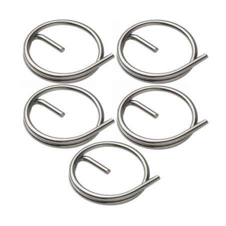 5pcs Pack Stainless Steel safety split rings with no slip out pin Ø20x1.5mm N120882800050