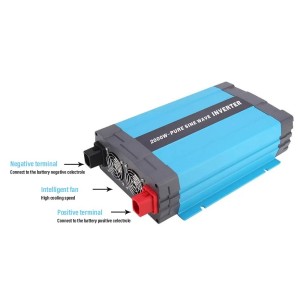 Seatop 1200W 2400W 12VDC 230V AC Inverter Onda Sinusoidale Pura N52722020934-20%