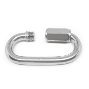 Moschettone in acciaio Inox con apertura a vite 75x8mm N60641000440-40%