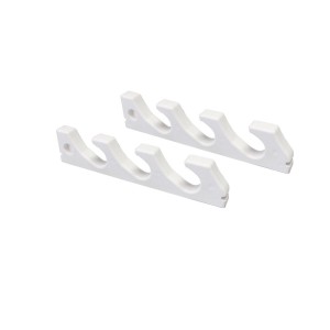 Coppia portacanne da parete con 3 posti 298x23x63mm per canne da pesca LZ31529-10%