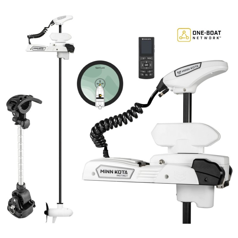 Minn Kota Riptide Instinct WR Quest 90/115/100 White Bow electric engine KDJM1358563