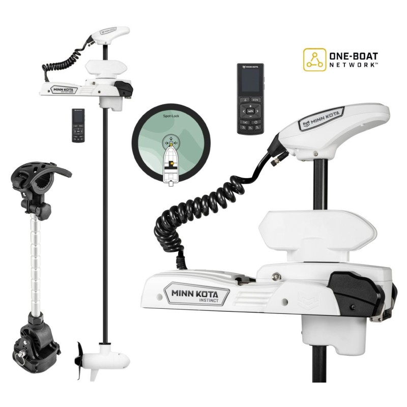 Minn Kota Riptide Instinct WR Quest 90/115/87 White Bow electric engine KDJM1358562