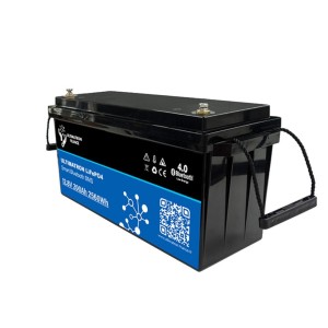 Ultimatron LiFePO4 12V 200Ah UBL-12-200-PRO 12.8V Batteria al Litio BMS Smart Bluetooth 2560Wh-38%