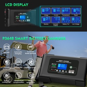 HTRC P3648 36V/18A 48V/13A Battery Charger for Cars Campers Boats N150321020869