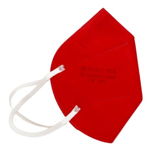 Mascherina FFP2 ROSSA Italiamedica Certificata CE2841 DPI Cat.III Made in EU N90056004411